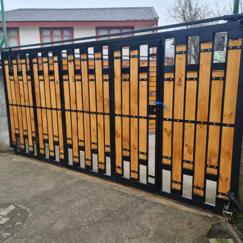 Portón Corredera Diagonal